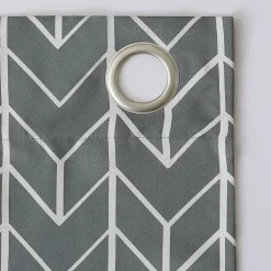 Sun Zero Kenwood Chevron Grommet Top Energy Saving Blackout Single Curtain Panel