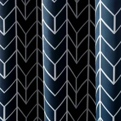 Sun Zero Kenwood Chevron Grommet Top Energy Saving Blackout Single Curtain Panel