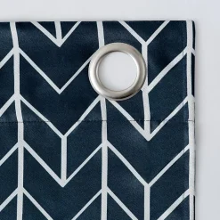 Sun Zero Kenwood Chevron Grommet Top Energy Saving Blackout Single Curtain Panel
