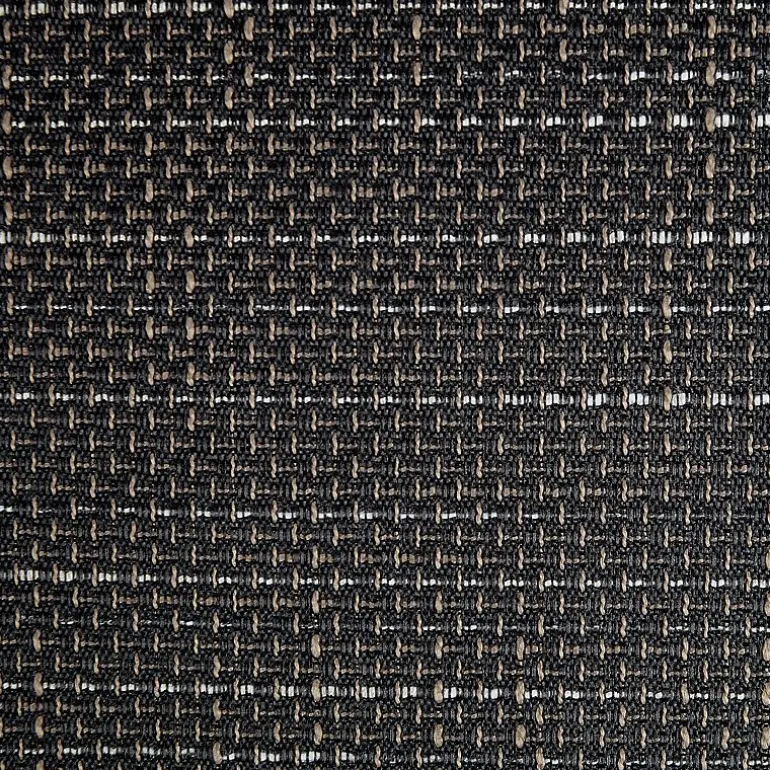 Sun Zero Kline Burlap Weave Thermal Extreme Grommet Top Energy Saving 100% Blackout Single Curtain Panel