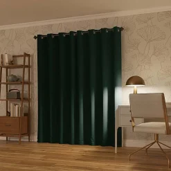 Sun Zero Oslo Grommet Top Energy Saving 100% Blackout Single Curtain Panel