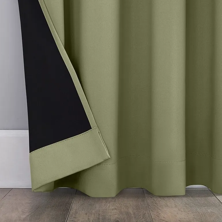 Sun Zero Oslo Grommet Top Energy Saving 100% Blackout Single Curtain Panel