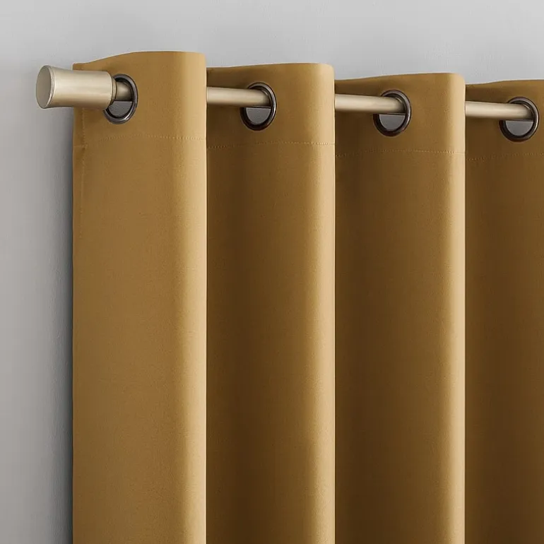 Sun Zero Oslo Grommet Top Energy Saving 100% Blackout Single Curtain Panel