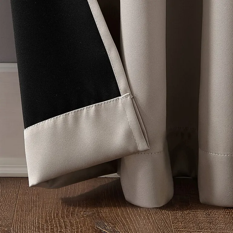 Sun Zero Oslo Grommet Top Energy Saving 100% Blackout Single Curtain Panel