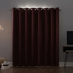 Sun Zero Oslo Grommet Top Energy Saving 100% Blackout Single Curtain Panel