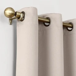 Sun Zero Oslo Grommet Top Energy Saving 100% Blackout Single Curtain Panel