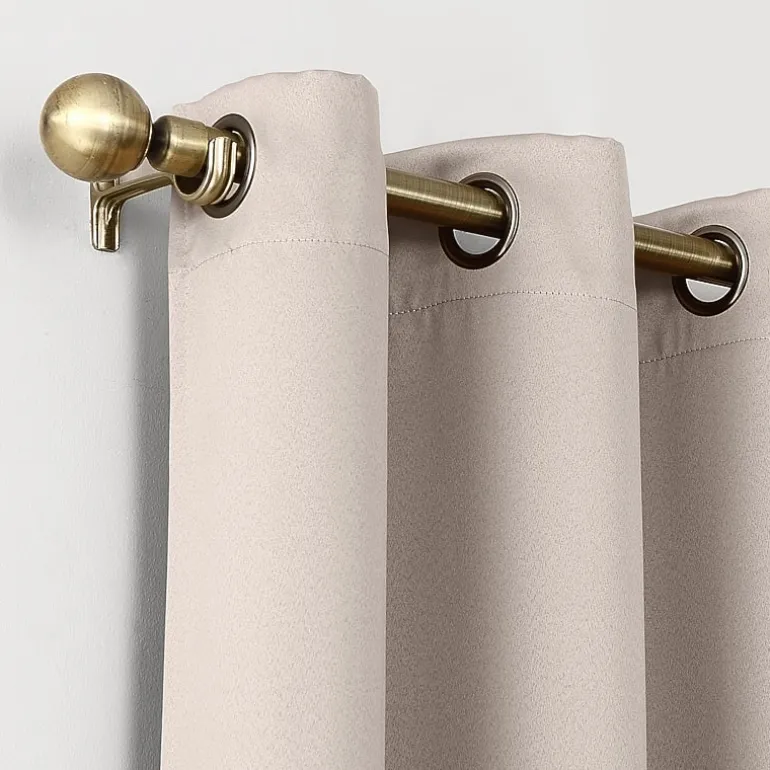 Sun Zero Oslo Grommet Top Energy Saving 100% Blackout Single Curtain Panel