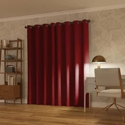 Sun Zero Oslo Grommet Top Energy Saving 100% Blackout Single Curtain Panel