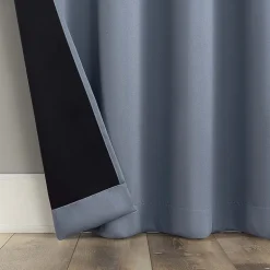 Sun Zero Oslo Grommet Top Energy Saving 100% Blackout Single Curtain Panel