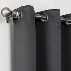 Sun Zero Oslo Grommet Top Energy Saving 100% Blackout Single Curtain Panel