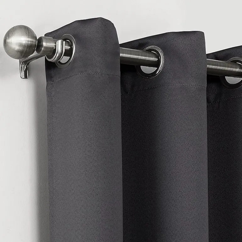 Sun Zero Oslo Grommet Top Energy Saving 100% Blackout Single Curtain Panel