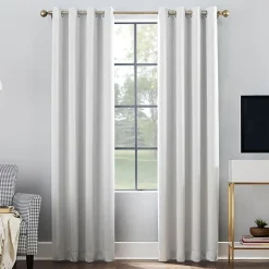 Sun Zero Oslo Grommet Top Energy Saving 100% Blackout Single Curtain Panel