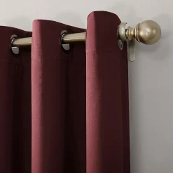 Sun Zero Oslo Grommet Top Energy Saving 100% Blackout Single Curtain Panel