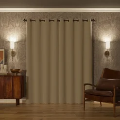 Sun Zero Oslo Grommet Top Energy Saving 100% Blackout Single Curtain Panel