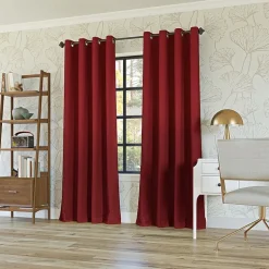 Sun Zero Oslo Grommet Top Energy Saving 100% Blackout Single Curtain Panel