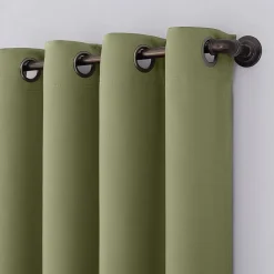 Sun Zero Oslo Grommet Top Energy Saving 100% Blackout Single Curtain Panel