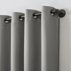 Sun Zero Oslo Grommet Top Energy Saving 100% Blackout Single Curtain Panel