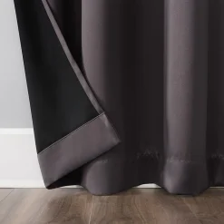 Sun Zero Oslo Grommet Top Energy Saving 100% Blackout Single Curtain Panel