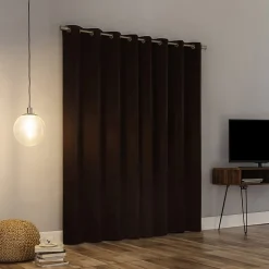 Sun Zero Oslo Grommet Top Energy Saving 100% Blackout Single Curtain Panel