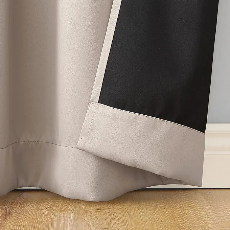 Sun Zero Oslo Grommet Top Energy Saving 100% Blackout Single Curtain Panel