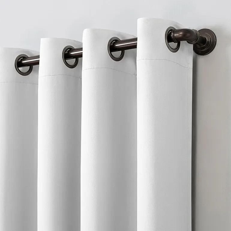Sun Zero Oslo Grommet Top Energy Saving 100% Blackout Single Curtain Panel