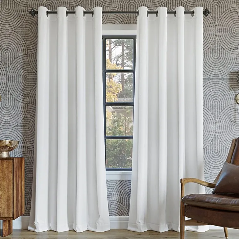 Sun Zero Oslo Grommet Top Energy Saving 100% Blackout Single Curtain Panel