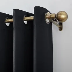 Sun Zero Oslo Grommet Top Energy Saving 100% Blackout Single Curtain Panel