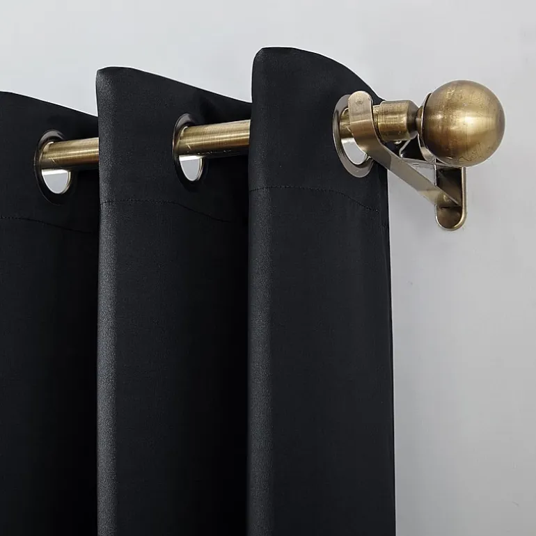 Sun Zero Oslo Grommet Top Energy Saving 100% Blackout Single Curtain Panel