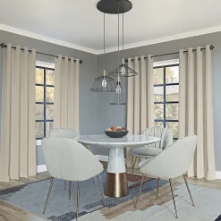 Sun Zero Oslo Grommet Top Energy Saving 100% Blackout Single Curtain Panel