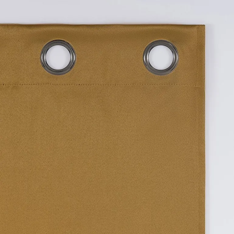 Sun Zero Oslo Grommet Top Energy Saving 100% Blackout Single Curtain Panel