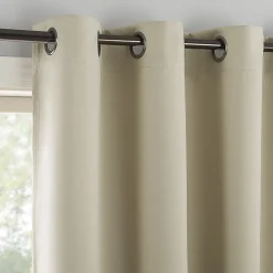 Sun Zero Oslo Grommet Top Energy Saving 100% Blackout Single Curtain Panel