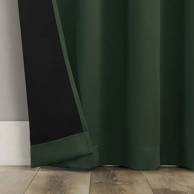 Sun Zero Oslo Grommet Top Energy Saving 100% Blackout Single Curtain Panel
