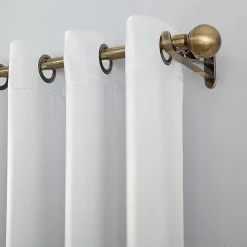 Sun Zero Oslo Grommet Top Energy Saving 100% Blackout Single Curtain Panel