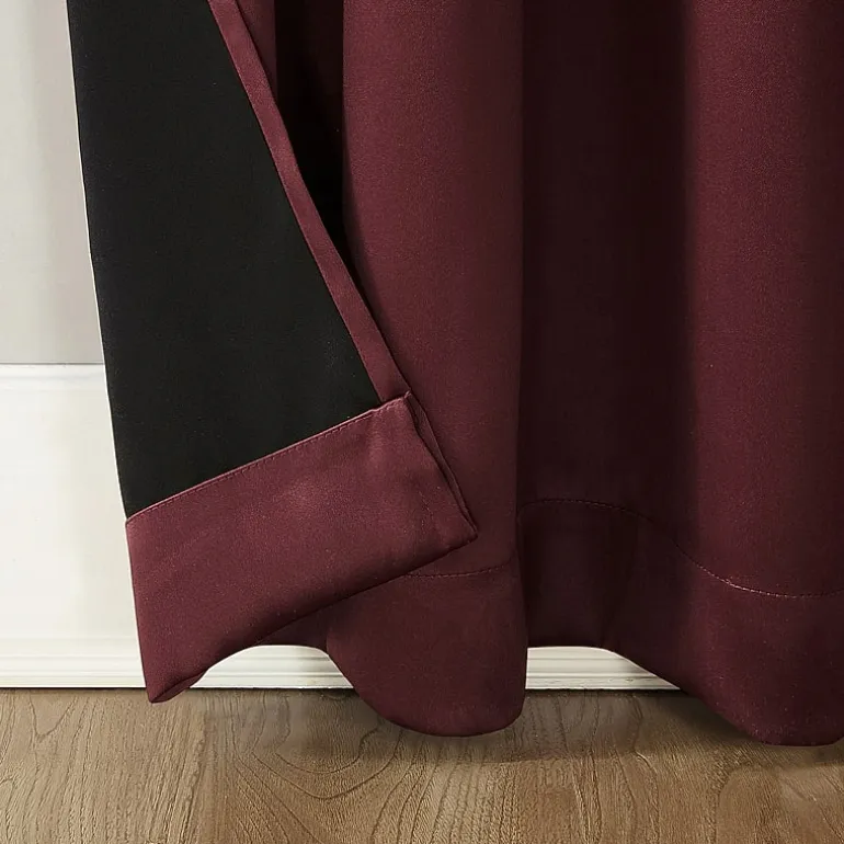 Sun Zero Oslo Grommet Top Energy Saving 100% Blackout Single Curtain Panel