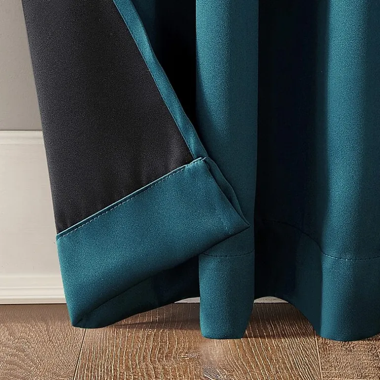 Sun Zero Oslo Grommet Top Energy Saving 100% Blackout Single Curtain Panel
