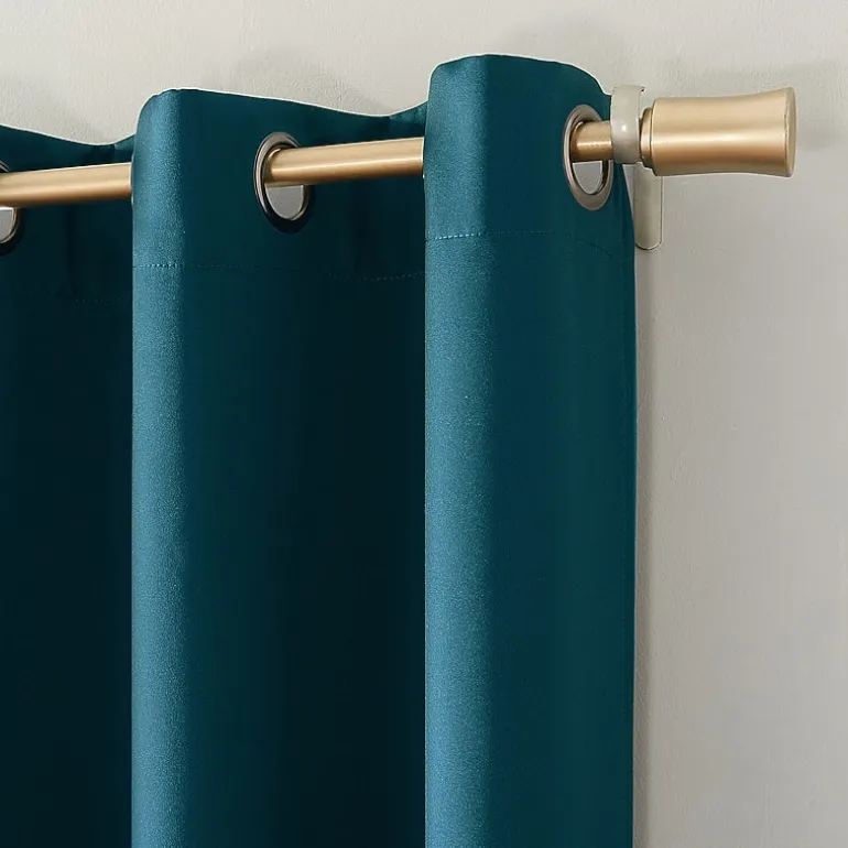 Sun Zero Oslo Grommet Top Energy Saving 100% Blackout Single Curtain Panel