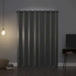 Sun Zero Oslo Grommet Top Energy Saving 100% Blackout Single Curtain Panel
