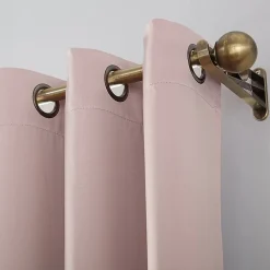 Sun Zero Oslo Grommet Top Energy Saving 100% Blackout Single Curtain Panel