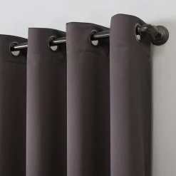 Sun Zero Oslo Grommet Top Energy Saving 100% Blackout Single Curtain Panel