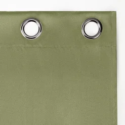Sun Zero Oslo Grommet Top Energy Saving 100% Blackout Single Curtain Panel