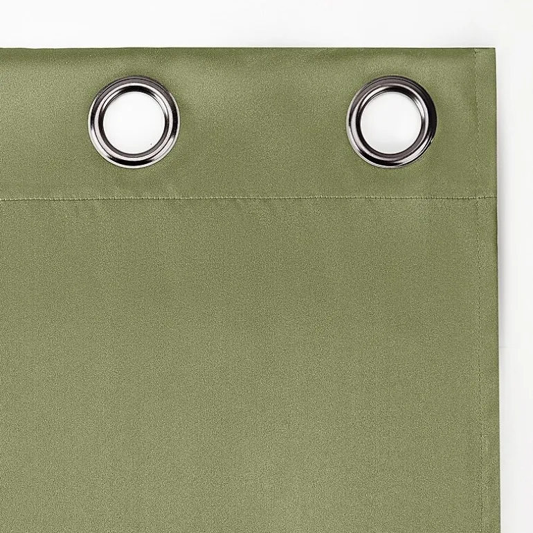 Sun Zero Oslo Grommet Top Energy Saving 100% Blackout Single Curtain Panel