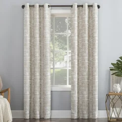 Sun Zero Parrish Grommet Top Energy Saving 100% Blackout Single Curtain Panel