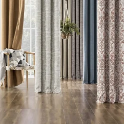 Sun Zero Parrish Grommet Top Energy Saving 100% Blackout Single Curtain Panel