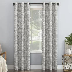 Sun Zero Parrish Grommet Top Energy Saving 100% Blackout Single Curtain Panel