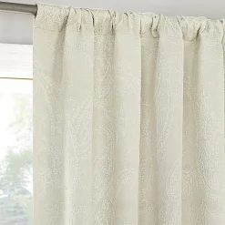 Sun Zero Pedra Back Tab 100% Blackout Single Curtain Panel