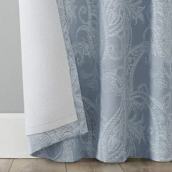 Sun Zero Pedra Back Tab 100% Blackout Single Curtain Panel