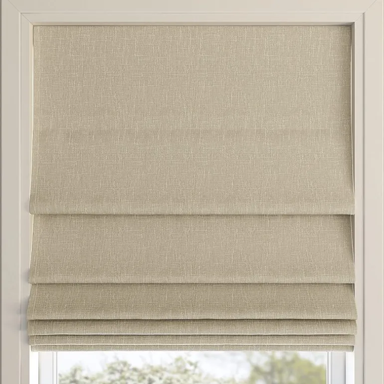 Sun Zero Pryer Energy Saving Cordless 100% Blackout Roman Shade