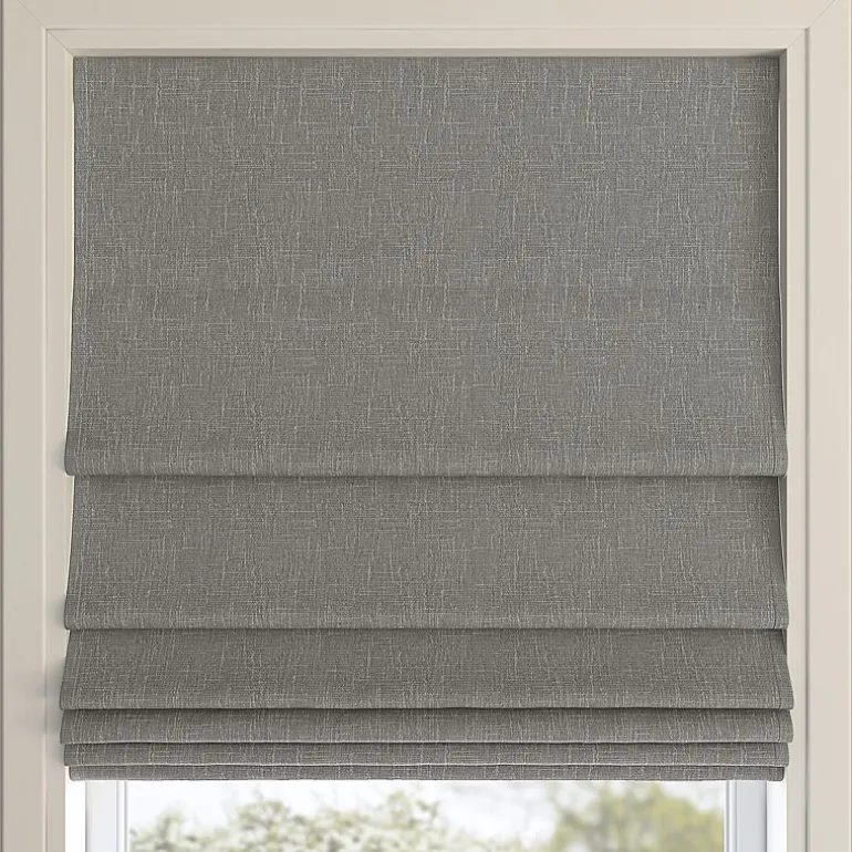 Sun Zero Pryer Energy Saving Cordless 100% Blackout Roman Shade