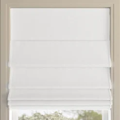 Sun Zero Pryer Energy Saving Cordless 100% Blackout Roman Shade