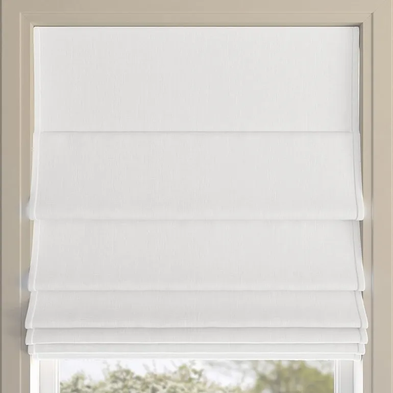 Sun Zero Pryer Energy Saving Cordless 100% Blackout Roman Shade